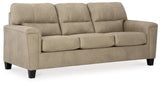 Beamer Sand Sofa by Ashley at Eve Furniture