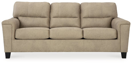 Beamer Sand Sofa by Ashley at Eve Furniture