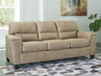 Beamer Sand Sofa by Ashley at Eve Furniture