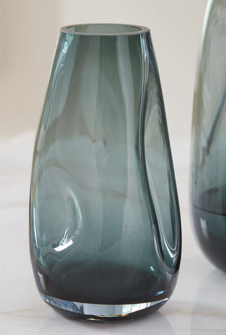 Beamund Teal Blue Vase