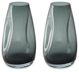 Beamund Teal Blue Vase by Ashley at Eve Furniture
