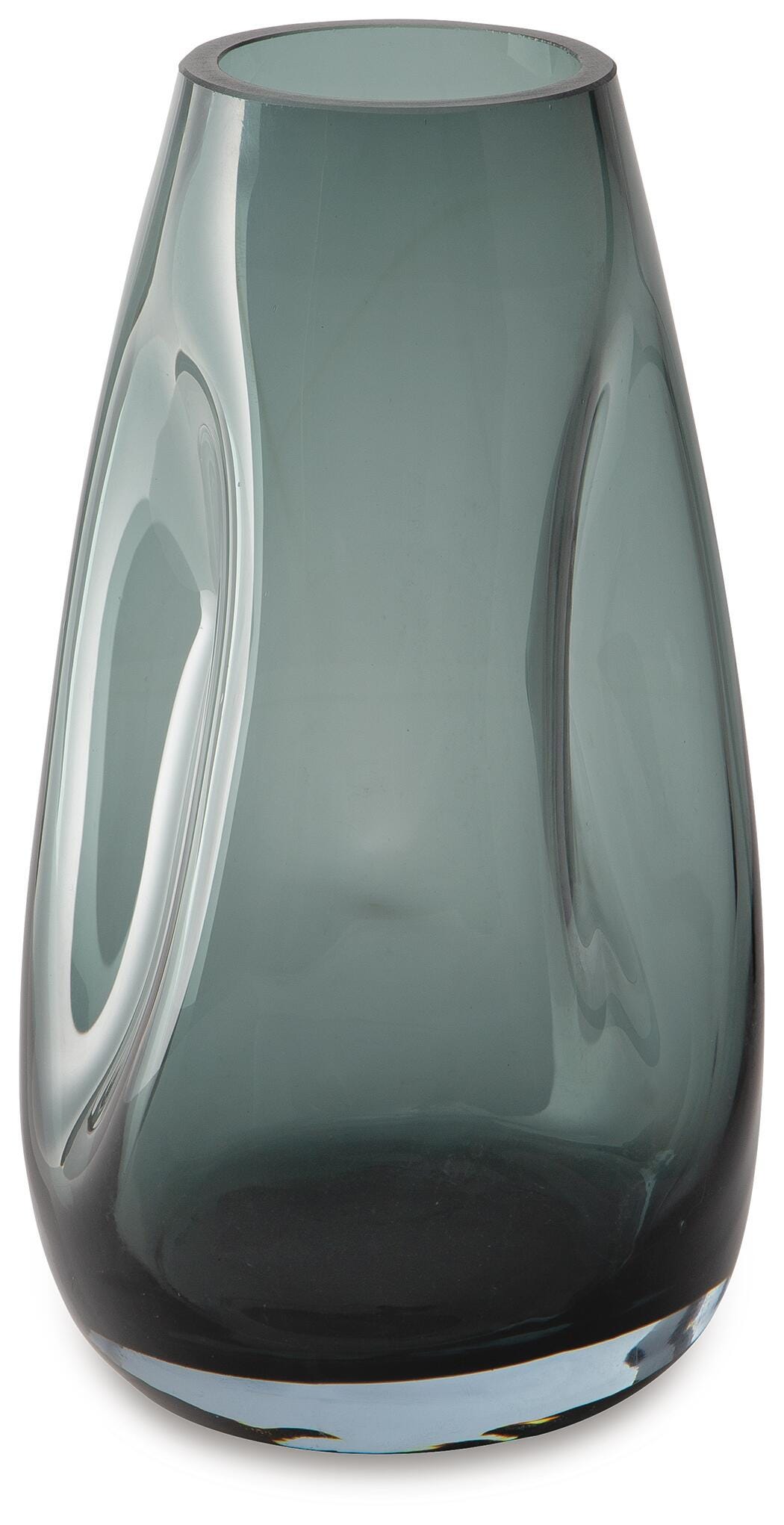 Beamund Teal Blue Vase by Ashley at Eve Furniture