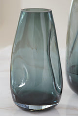 Beamund Teal Blue Vase by Ashley at Eve Furniture