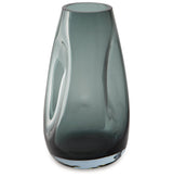 Beamund Teal Blue Vase by Ashley at Eve Furniture