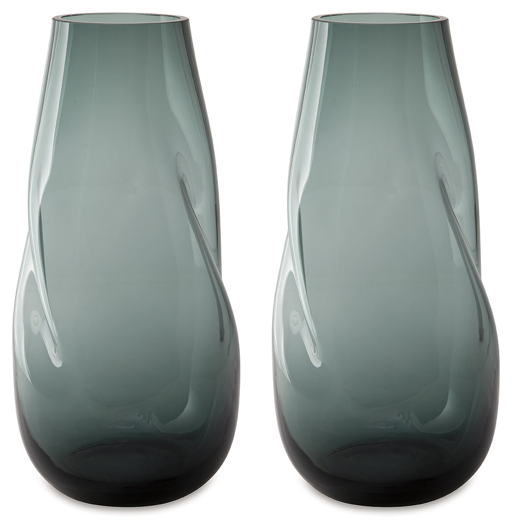 Beamund Teal Blue Vase