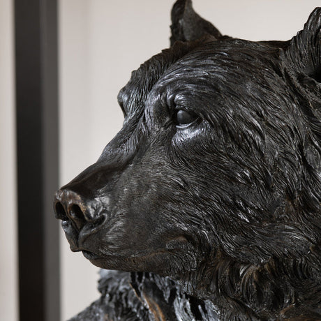 Bear Brown Springs Statue (Set of 2) by Crestview at Eve Furniture