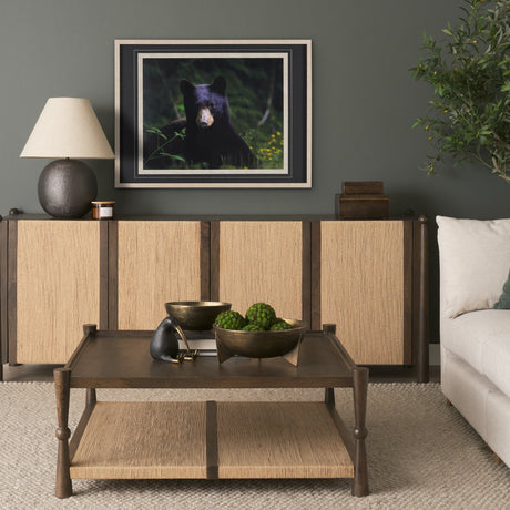 Bear by Chad Mackay a Framed Photo Art Print Matted under Glass by Mercana at Eve Furniture