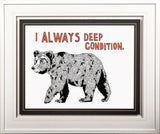 Bear by Marie, Natasha a Framed Art Print Matted under Glass by Mercana at Eve Furniture