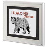 Bear by Marie, Natasha a Framed Art Print Matted under Glass by Mercana at Eve Furniture