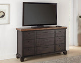 Bear Creek Brown 4-Piece Queen Bedroom Set by Steve Silver at Eve Furniture