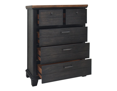 Bear Creek Brown 4-Piece Queen Bedroom Set by Steve Silver at Eve Furniture