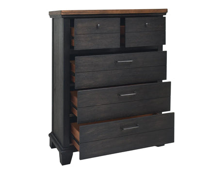 Bear Creek Brown 4-Piece Queen Bedroom Set by Steve Silver at Eve Furniture