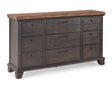 Bear Creek Brown Dresser by Steve Silver at Eve Furniture