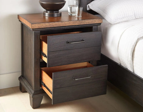 Bear Creek Brown Nightstand by Steve Silver at Eve Furniture