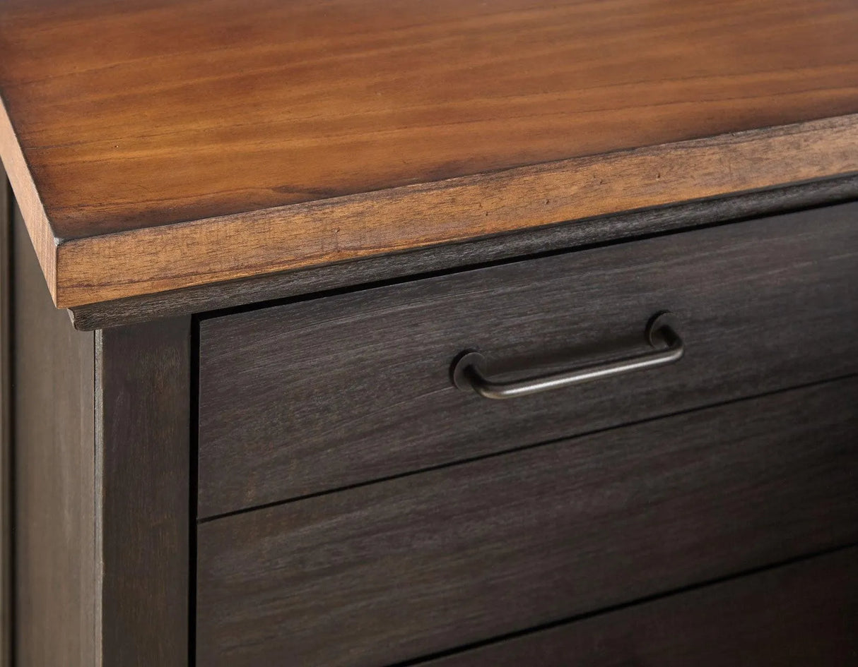 Bear Creek Brown Nightstand by Steve Silver at Eve Furniture