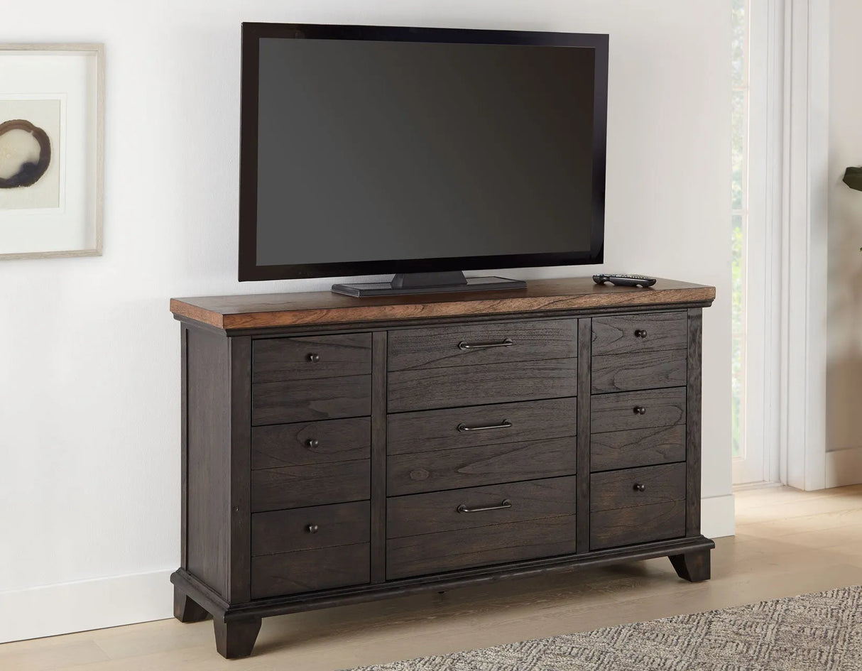Bear Creek Chocolate Brown Bedroom Set by Steve Silver at Eve Furniture