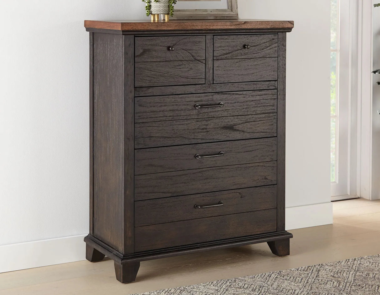 Bear Creek Chocolate Brown Bedroom Set by Steve Silver at Eve Furniture