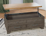 Bear Creek Lift-Top Cocktail Table, Brown