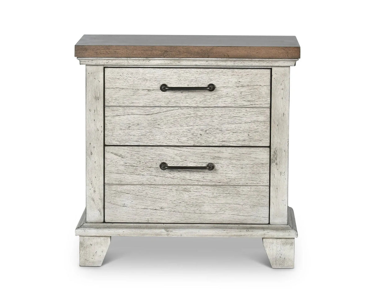 Bear Creek White/Smoke Bedroom Set by Steve Silver at Eve Furniture