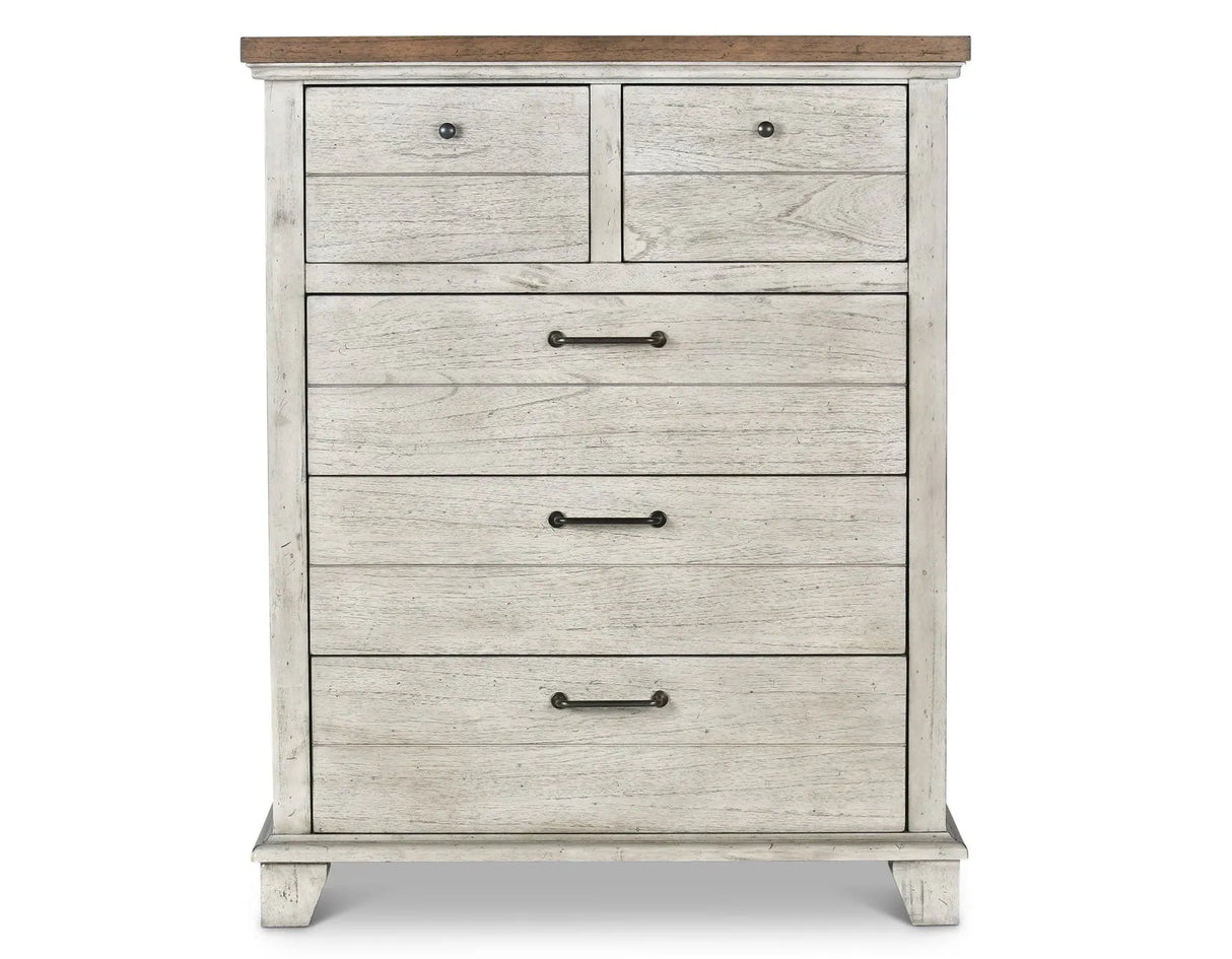 Bear Creek White/Smoke Bedroom Set by Steve Silver at Eve Furniture