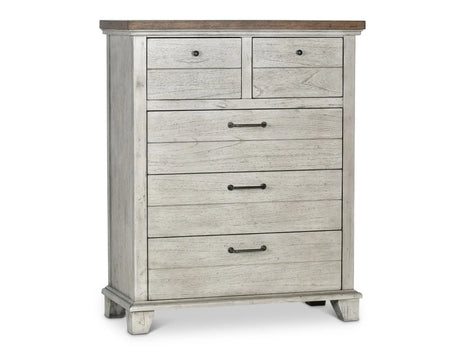 Bear Creek White/Smoke Bedroom Set by Steve Silver at Eve Furniture