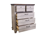 Bear Creek White/Smoke Bedroom Set by Steve Silver at Eve Furniture