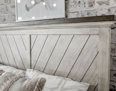 Bear Creek White/Smoke Bedroom Set by Steve Silver at Eve Furniture