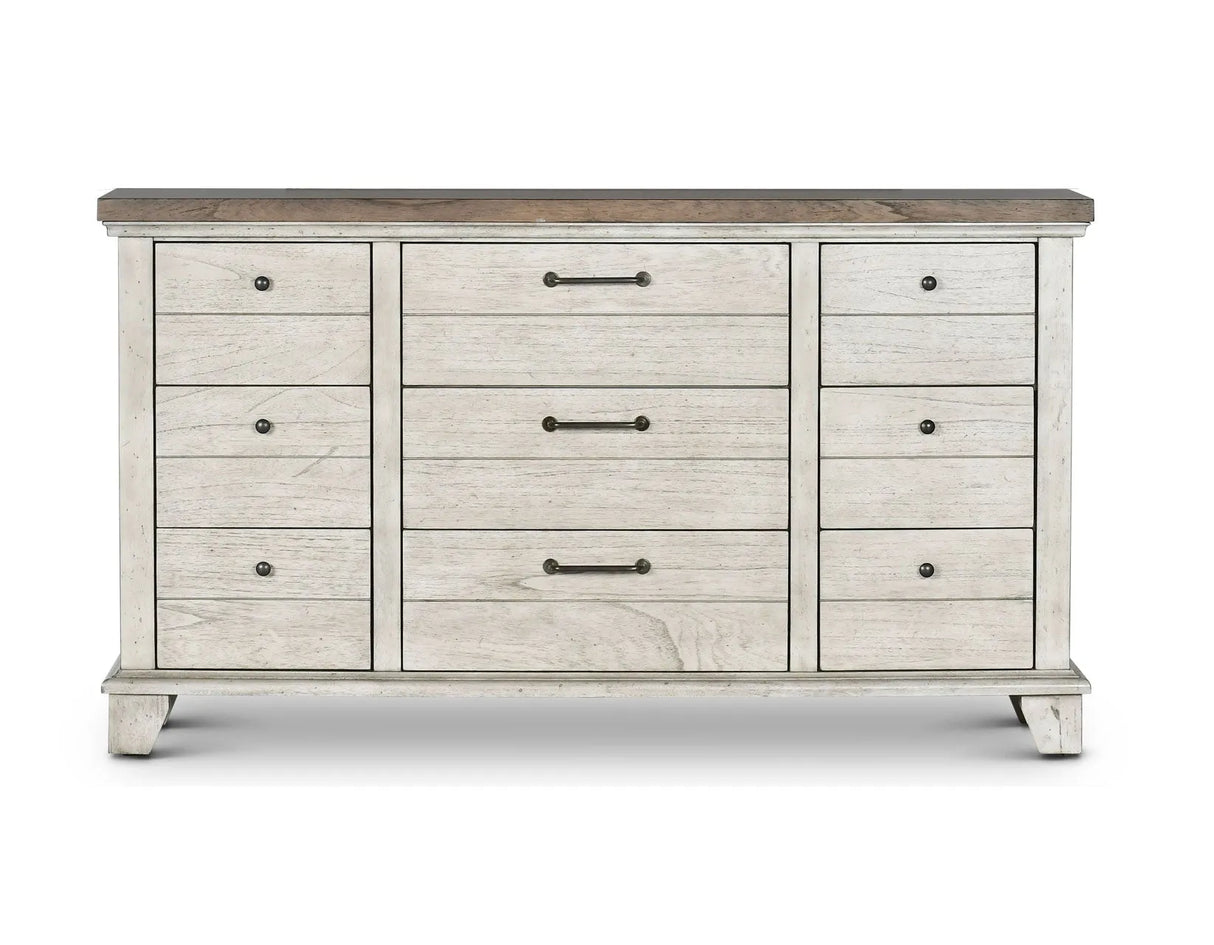 Bear Creek White/Smoke Bedroom Set by Steve Silver at Eve Furniture