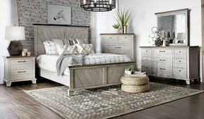 Bear Creek White/Smoke Bedroom Set by Steve Silver at Eve Furniture