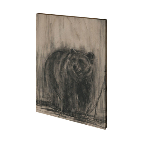 Bear & Moose II by Mercana Studio a Hand Embellished Textured Canvas by Mercana at Eve Furniture