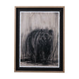 Bear & Moose II by Mercana Studio a Hand Embellished Textured Framed Art Print Matted under Glass by Mercana at Eve Furniture