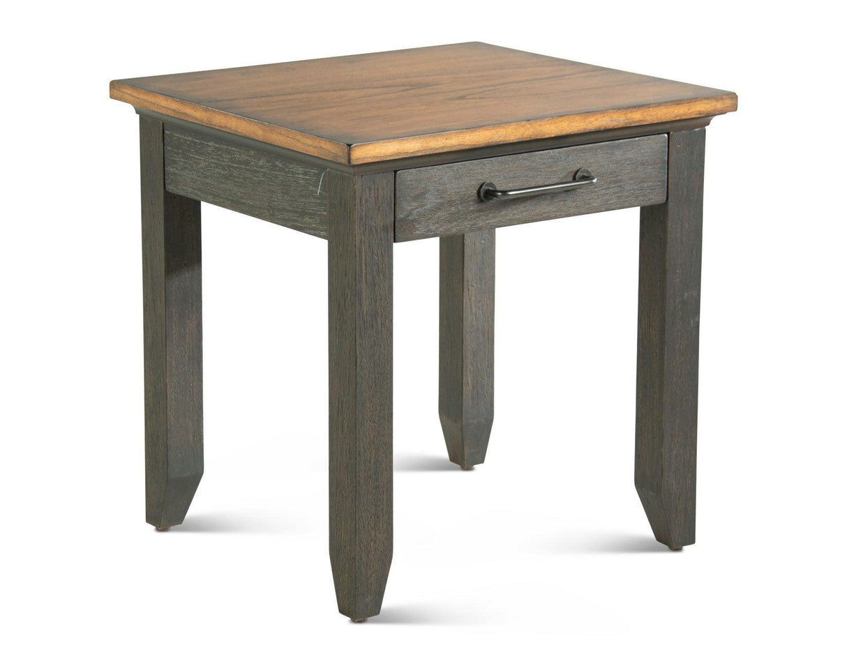 Bear Creek Brown End Table by Steve Silver at Eve Furniture