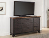 Bear Creek Brown Dresser by Steve Silver at Eve Furniture