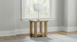 Beasley Golden Oak Square Wood End Side Table With Shelf by Coaster at Eve Furniture