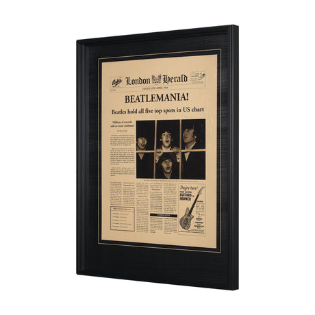 Beatlemania! by The Vintage Collection a Hand Embellished Framed Art Print Matted under Glass by Mercana at Eve Furniture