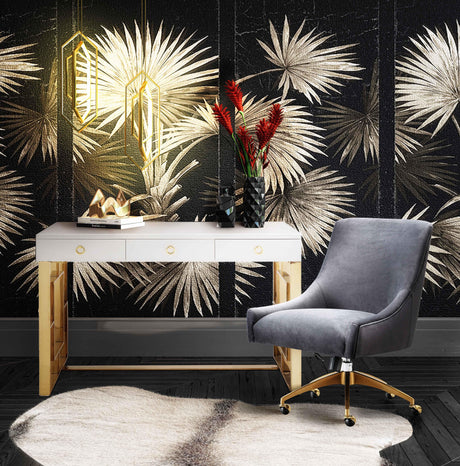 Beatrix Velvet Office Swivel Chair by TOV Furniture at Eve Furniture