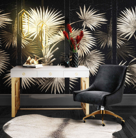 Beatrix Velvet Office Swivel Chair by TOV Furniture at Eve Furniture
