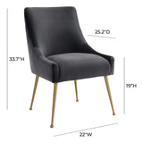 Beatrix Velvet Side Chair by TOV Furniture at Eve Furniture