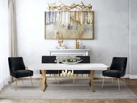 Beatrix Velvet Side Chair by TOV Furniture at Eve Furniture