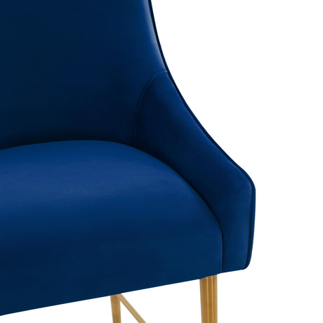 Beatrix Velvet Stool by TOV Furniture at Eve Furniture