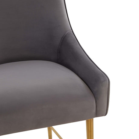 Beatrix Velvet Stool by TOV Furniture at Eve Furniture