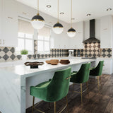 Beatrix Velvet Stool by TOV Furniture at Eve Furniture