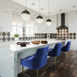 Beatrix Velvet Stool by TOV Furniture at Eve Furniture