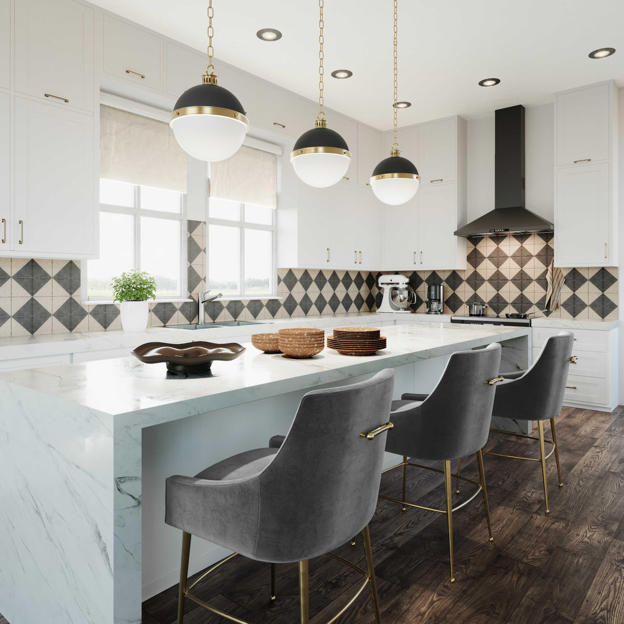 Beatrix Velvet Stool by TOV Furniture at Eve Furniture