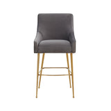Beatrix Velvet Stool by TOV Furniture at Eve Furniture
