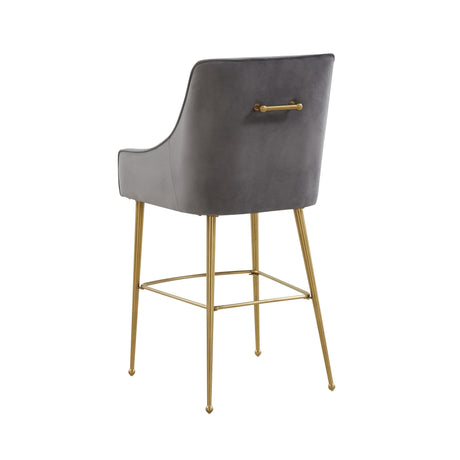 Beatrix Velvet Stool by TOV Furniture at Eve Furniture