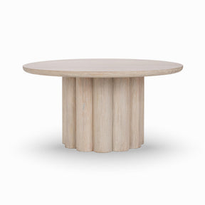 Beau Creamwood 60" Round Dining Table by Classic Home at Eve Furniture