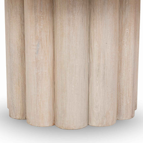 Beau 60" Round Dining Table - Creamwood by Classic Home at Eve Furniture