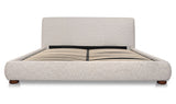 Beau King Storage Bed Speckled Light Grey by Moe's Home at Eve Furniture