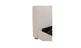 Beau King Storage Bed Speckled Light Grey by Moe's Home at Eve Furniture